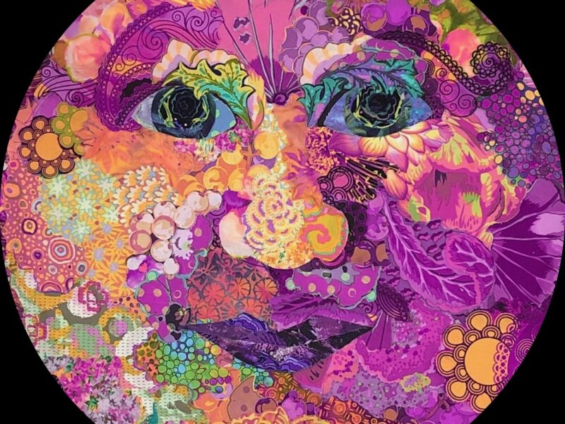 Fly on the Wall: Susan Carlson Fabric Collage Studio Watch—Bella Luna Fly on the Wall: Susan Carlson Fabric Collage Studio Watch—Bella Luna