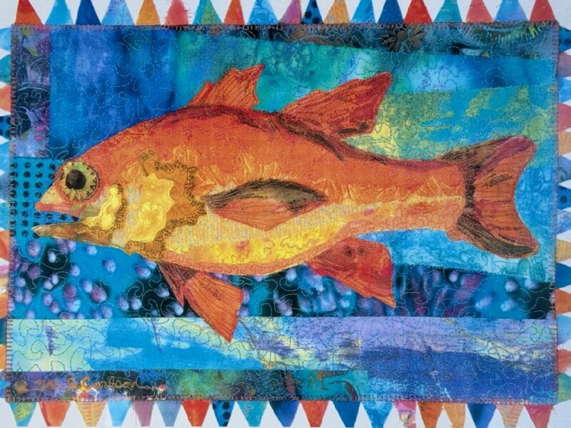 Susan Carlson Throwback Thursday: A Fine Kettle of Fabric Collage Fish Susan Carlson Throwback Thursday: A Fine Kettle of Fabric Collage Fish