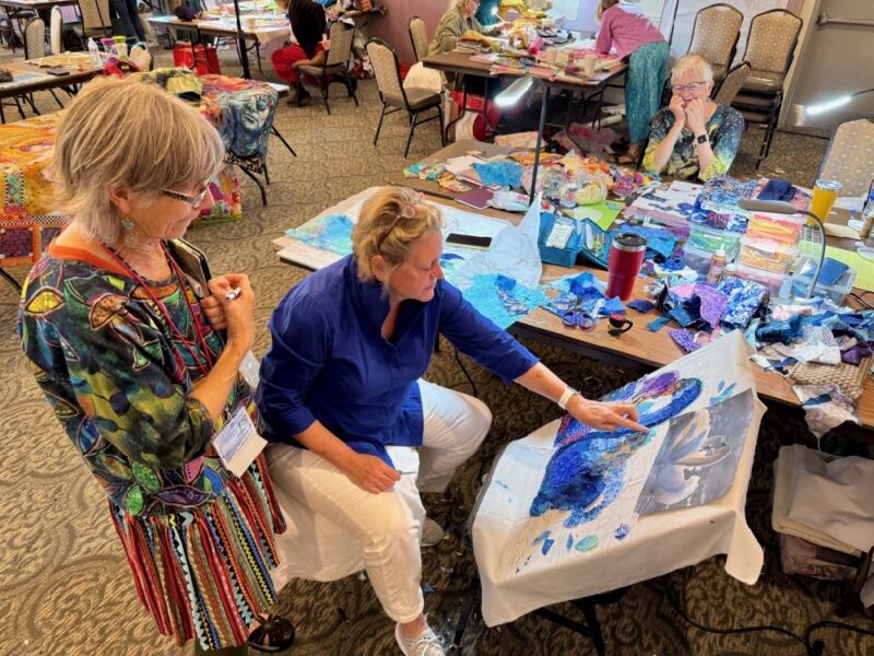 Susan Carlson Fabric Collage Class Schedule: 2026-2027 Susan Carlson Fabric Collage Class Schedule: 2026-2027