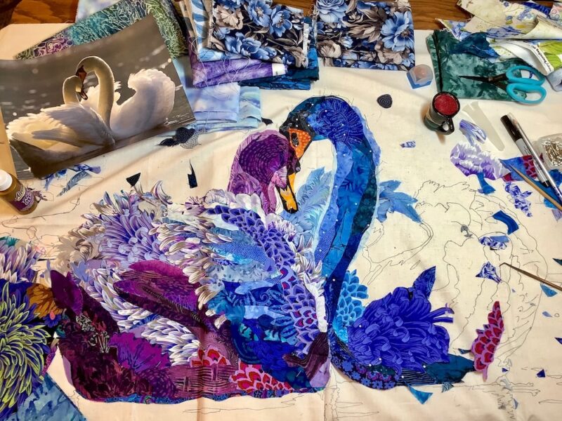 Susan Carlson Fabric Collage Dispatch: Extra! Extra! A Weekend in Maine Susan Carlson Fabric Collage Dispatch: Extra! Extra! A Weekend in Maine