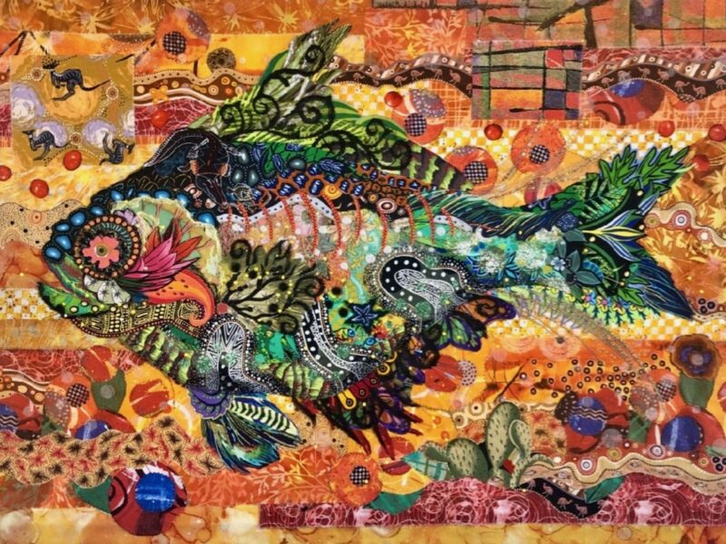 Susan Carlson Fabric Collage Throwback Thursday: Fantastical Fish eWorkshop Susan Carlson Fabric Collage Throwback Thursday: Fantastical Fish eWorkshop