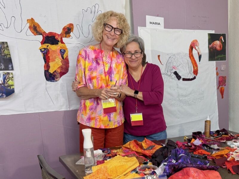 Susan Carlson Fabric Collage On the Road: Santa Fe 2026—Part 1 Susan Carlson Fabric Collage On the Road: Santa Fe 2026—Part 1