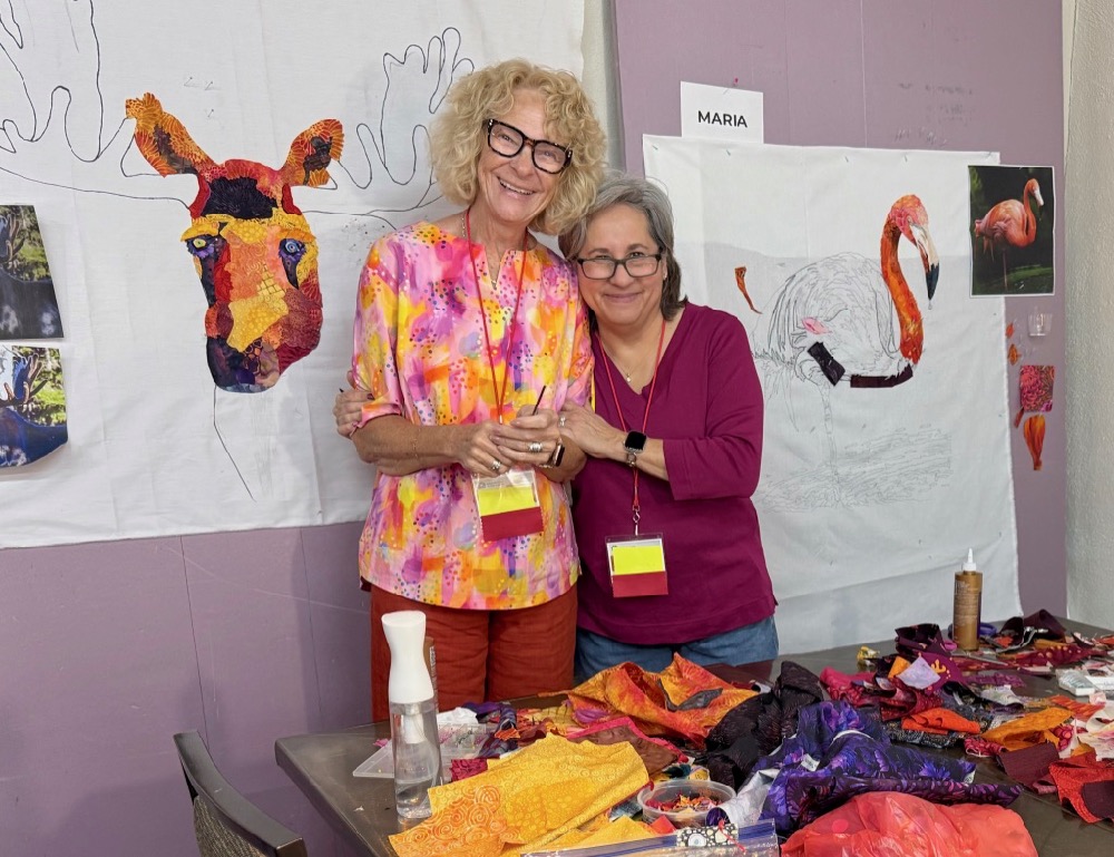 Susan Carlson Fabric Collage On the Road: Santa Fe 2026—Part 1 Susan Carlson Fabric Collage On the Road: Santa Fe 2026—Part 1