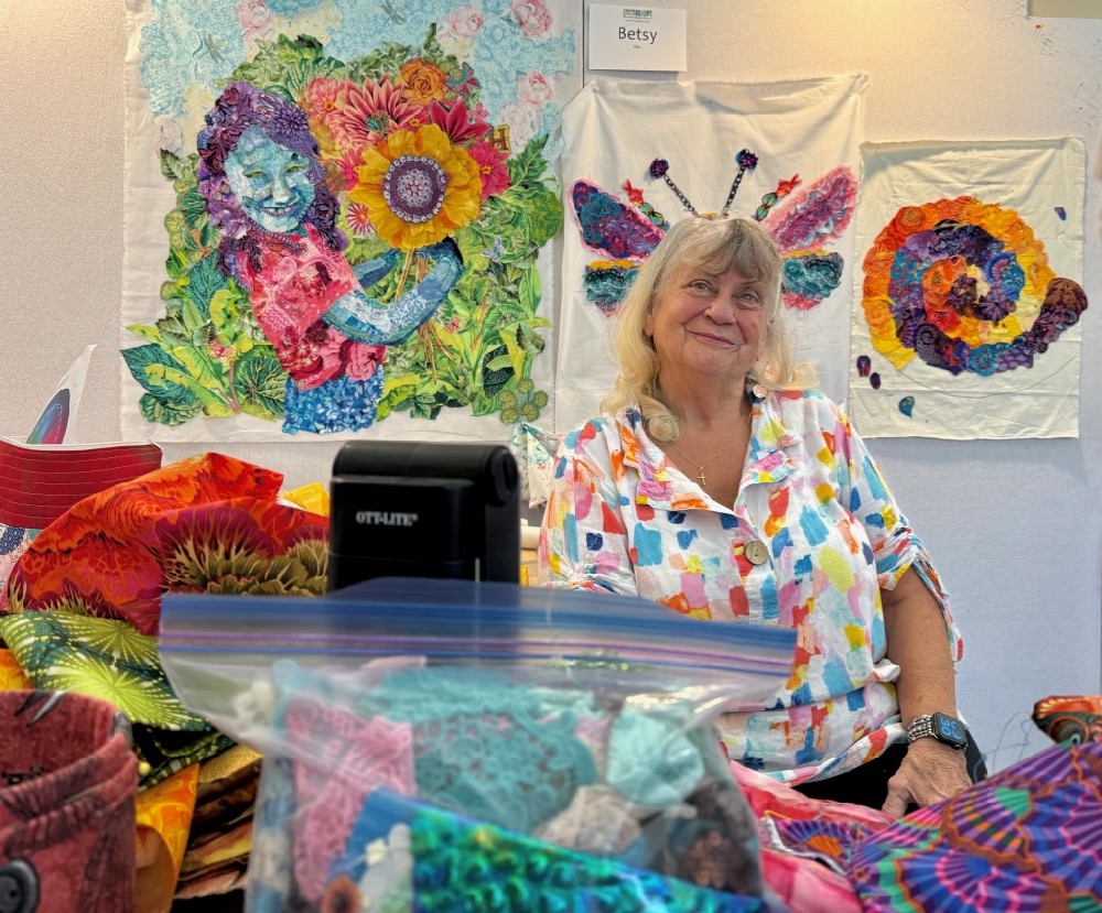 Part 1: Susan Carlson On the Road with a Fabric Collage Immersion at Woodland Ridge Retreat 2026 Part 1: Susan Carlson On the Road with a Fabric Collage Immersion at Woodland Ridge Retreat 2026