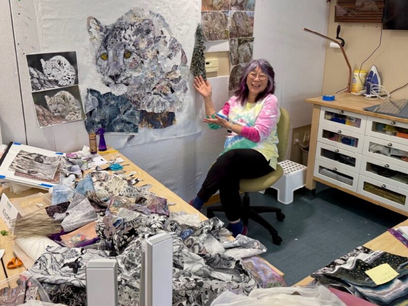 Part 2: Susan Carlson On the Road with a Fabric Collage Immersion at Woodland Ridge Retreat 2026 Part 2: Susan Carlson On the Road with a Fabric Collage Immersion at Woodland Ridge Retreat 2026