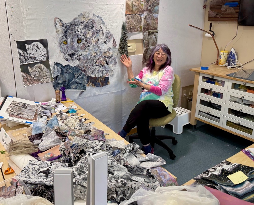 Part 2: Susan Carlson On the Road with a Fabric Collage Immersion at Woodland Ridge Retreat 2026 Part 2: Susan Carlson On the Road with a Fabric Collage Immersion at Woodland Ridge Retreat 2026