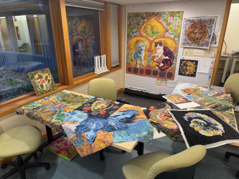 Susan Carlson Fabric Collage Dispatch: Two-Week Immersion Class in Wisconsin Susan Carlson Fabric Collage Dispatch: Two-Week Immersion Class in Wisconsin