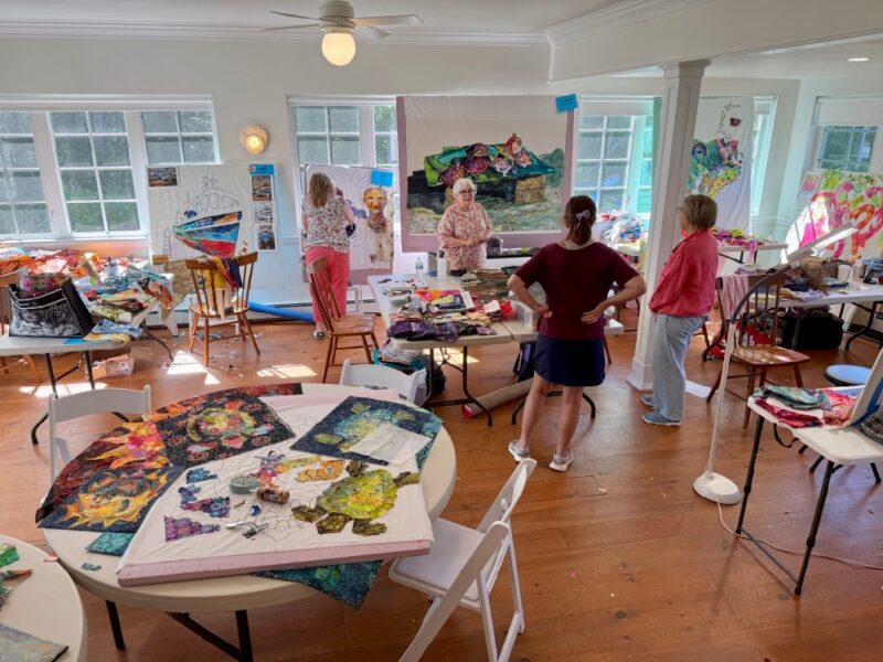 Susan Carlson Fabric Collage Down the Road: Harpswell, Maine Retreat Revival—June 2026—Part 1